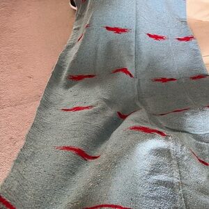 Hand made wool twin size bed size new great for decoration or everyday use